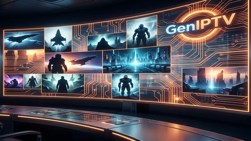 GenIPTV Content Preview - Live Sports, Movies, and Series